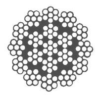 Cable de acero antigiratorio 19x7+0 Cable de acero antigiratorio 19x7+0