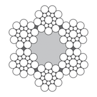 Cable de acero 6x19S-FC Cable de acero 6x19S-FC