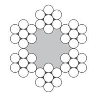 Cable de acero 6x7-FC Cable de acero 6x7-FC