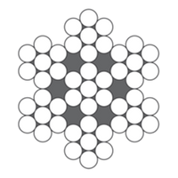 Cable de acero 7x7+0 Cable de acero 7x7+0