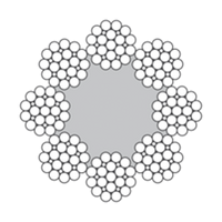 Cable de acero 8x25Fi-FC Cable de acero 8x25Fi-FC