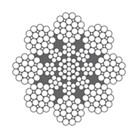 Cable de acero 8x25Fi-IWRC Cable de acero 8x25Fi-IWRC