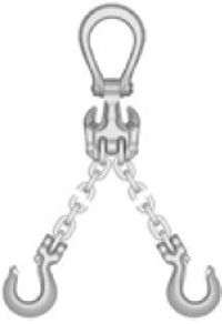 Eslinga de cadena de 2 ramales con Eliminator Crosby modelo EDOS