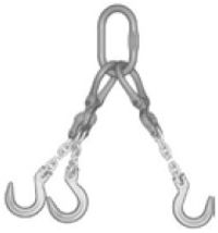 Eslinga de cadena de 3 ramales con Eliminator Crosby modelo ETOF