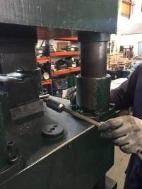 Terminal tope en cable de acero grúa Liebherr